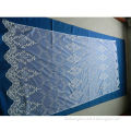 Nice organza with embroidery, fabric width 280cm, embroidery height 260cm, for making curtain